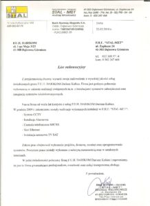 List referencyjny Stlamet